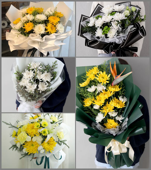 贵州毕节市威宁县兔街乡青竹村白事花束代送